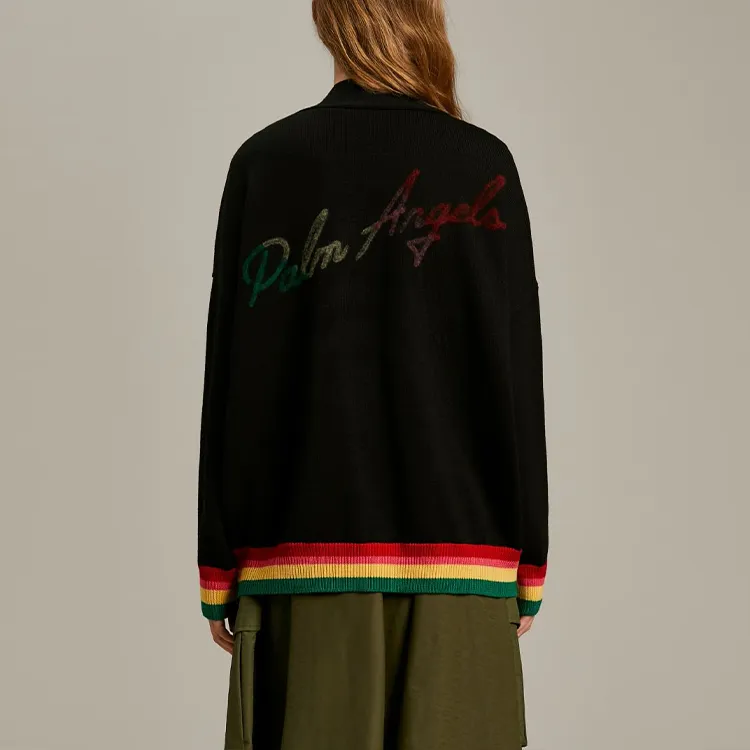 PALM ANGELS FW21 Loose Fit Knitwear Women's Black-4