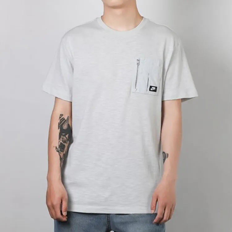 Nike T Shirts Men Gray-3
