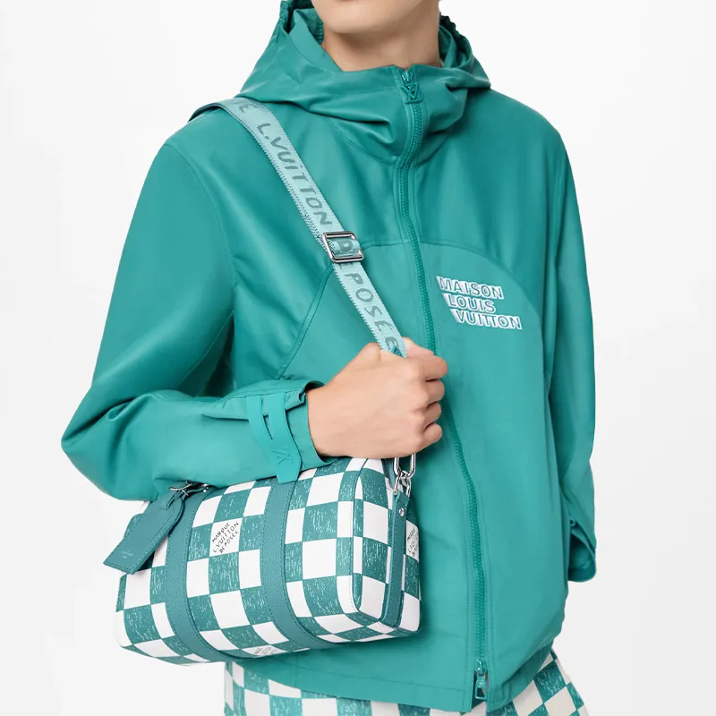 LOUIS VUITTON City Keepall Graphite Teal-5