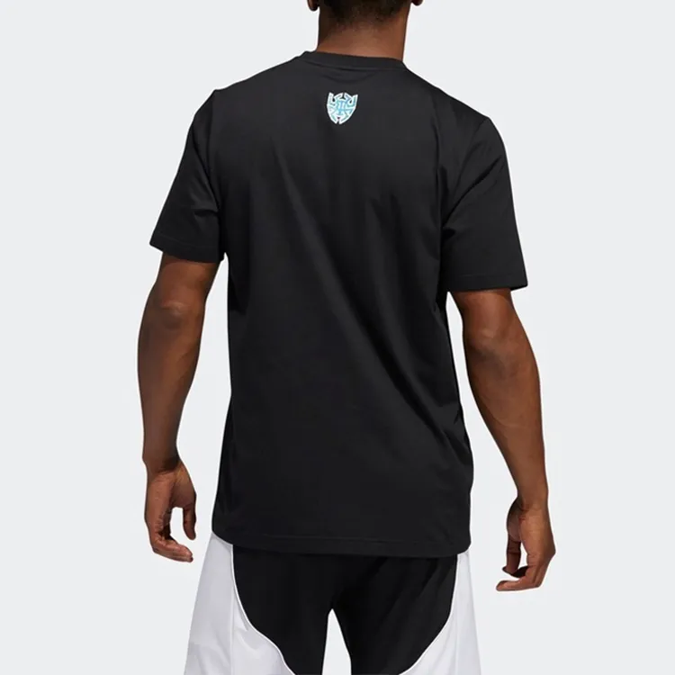 Adidas T Shirts Men Black-3