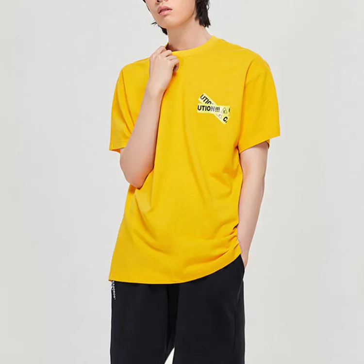 Disney X LINING T Shirts Unisex Yellow-2