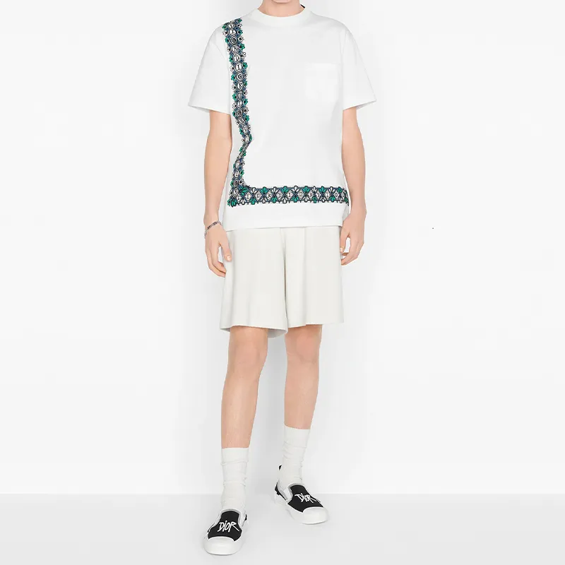 DIOR Quarterly New Products T Shirt Men's White-4
