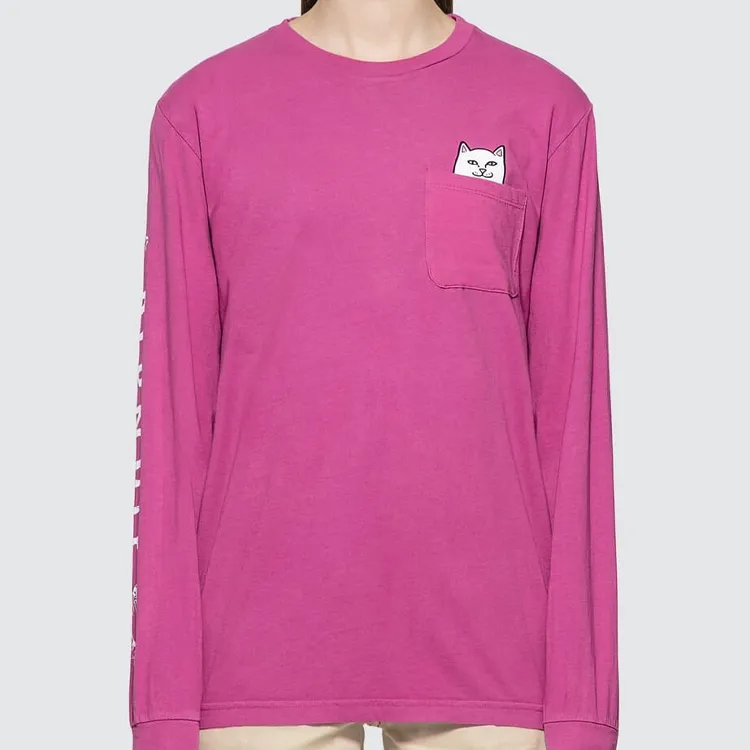 RIPNDIP T-Shirt Unisex Washable Gray Pink-4