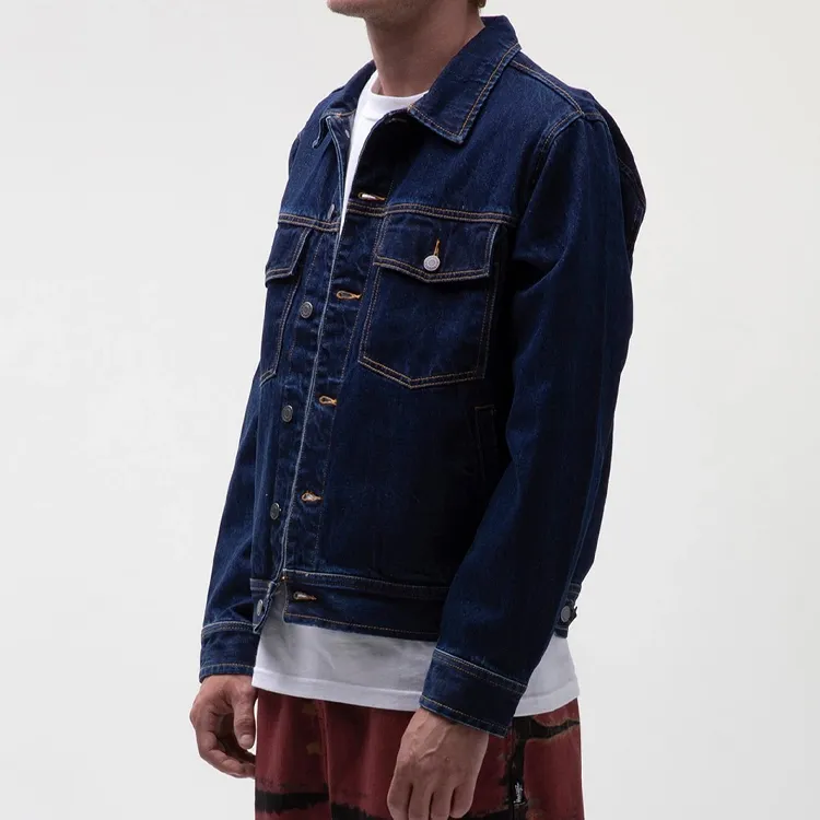 Stussy Denim Jackets Unisex Blue-2