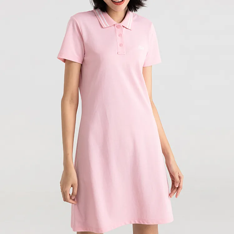Skechers Short-Sleeved Dresses Women's Orchid Pink-3