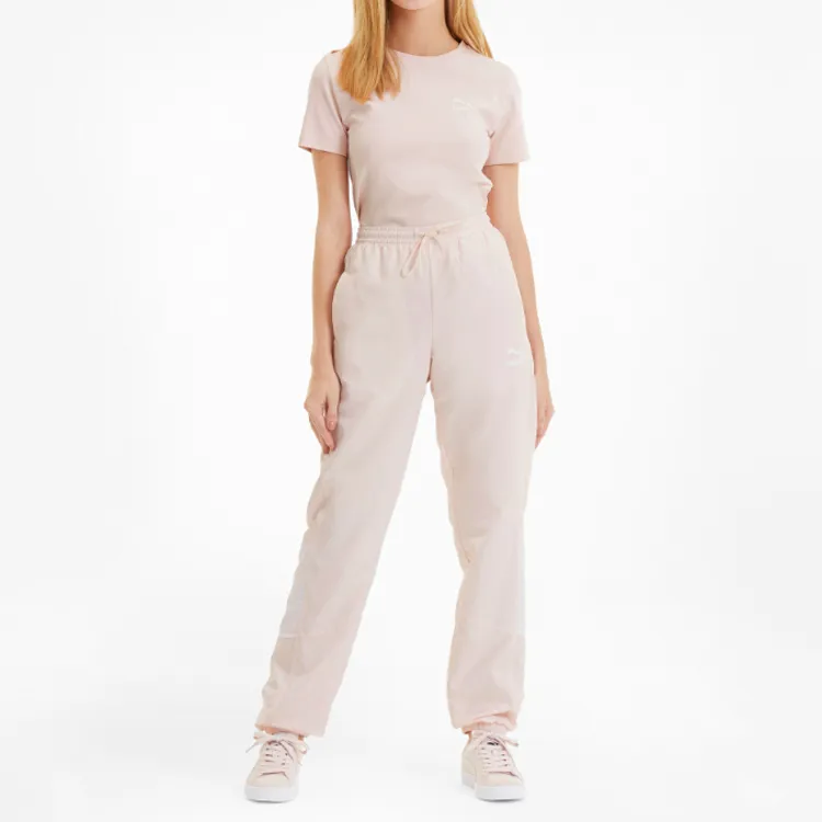 PUMA Knitted Sweatpants Women's Pink-2