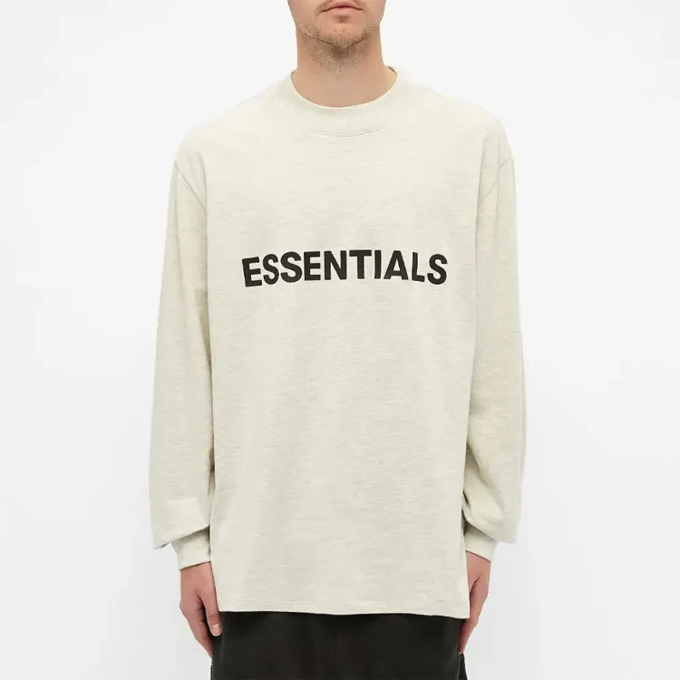 Fear Of God Essentials Ss20 T Shirts Men Cream-2