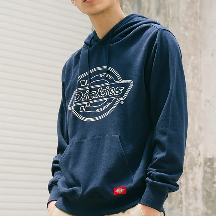 Dickies Hooded Regular Sweatshirt Men's Dark Navy Blue-2
