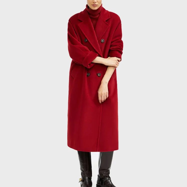 MaxMara 101801 Series Coats Women's Red-1