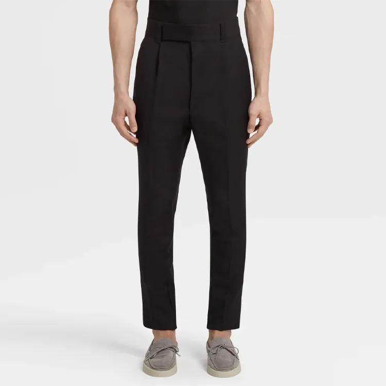 Fear Of God X Ermenegildo Zegna Casual Pants Men Black-2