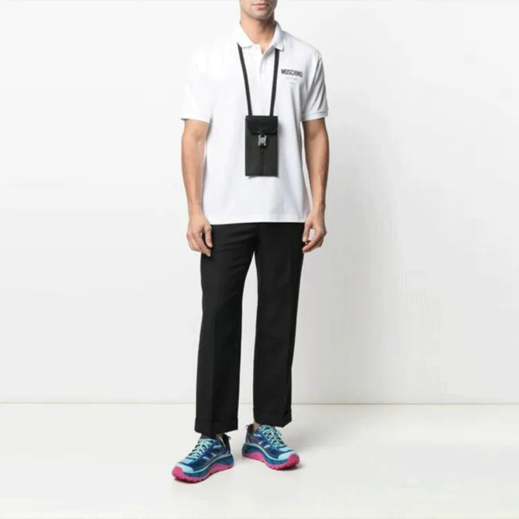 MOSCHINO Polo Shirts Men White-1