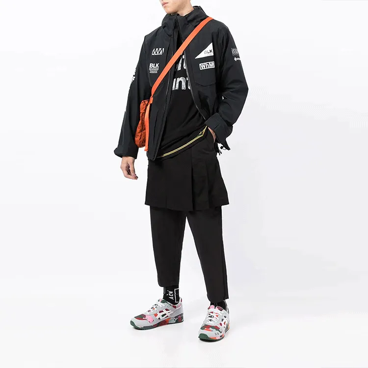 White Mountaineering Graphic print Zip up Lightweight Jacket-1