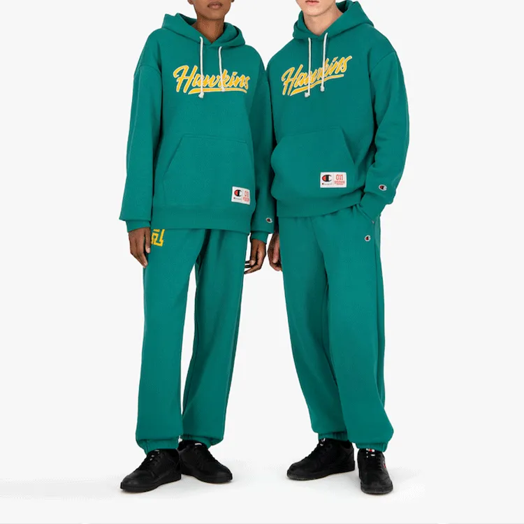 Champion X Stranger Things Sweatshirts Unisex Green-1