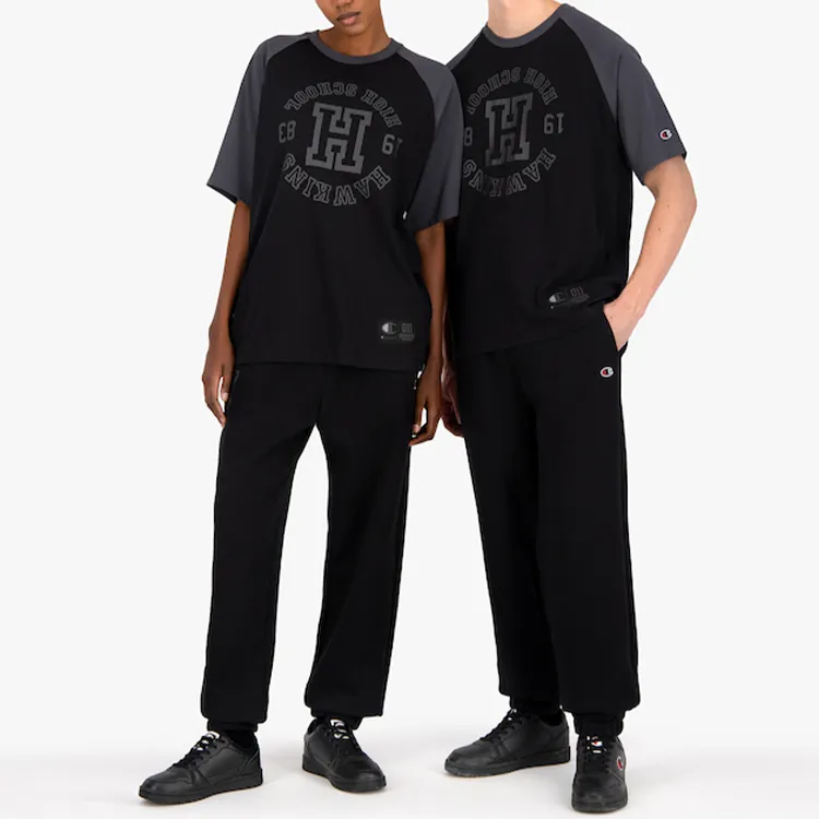 Champion Stranger Things Straight T-Shirt US Version Unisex Black-1