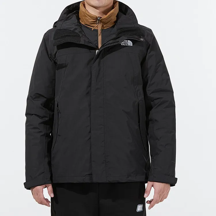 THE NORTH FACE Waterproof And Windproof To Keep Warm Windbreaker Jacket Men's Black-2