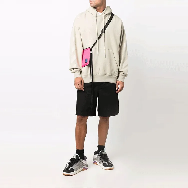 OFF WHITE Arrow Logo Cotton Hoodie-1