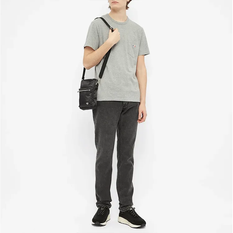 Maison Kitsune T Shirts Men Gray-1