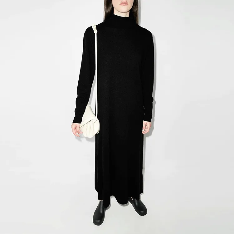 JIL SANDER Long-Sleeved Dresses Women's Black-1