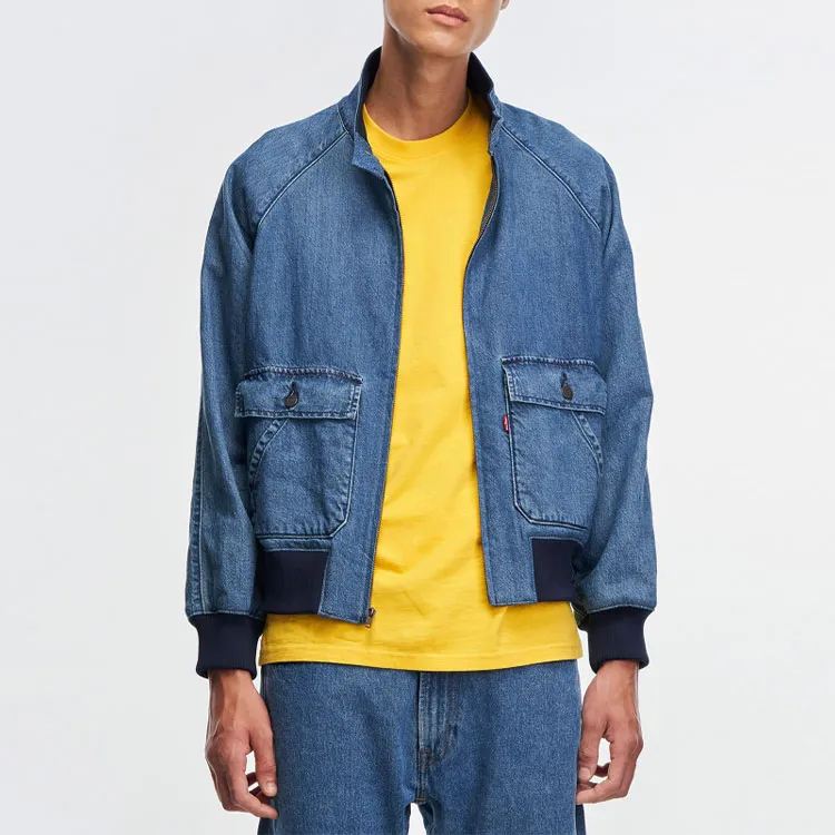 Levis Denim Jackets Men Blue-2