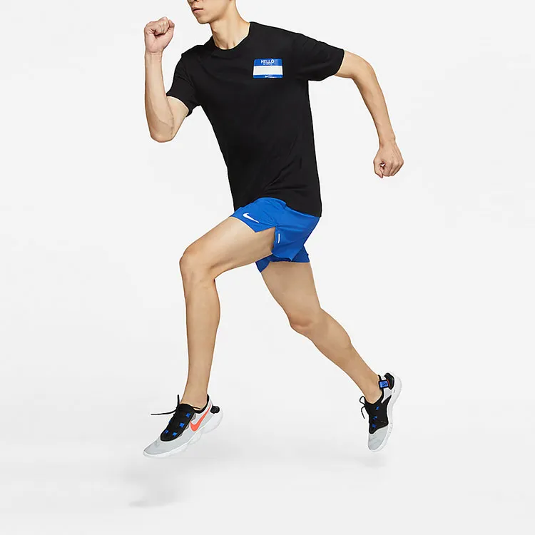 Nike Drop Shoulder Sleeve T-Shirt Men's Black-3
