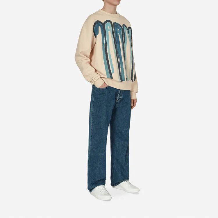 MARNI Dripping Logo Crewneck-4