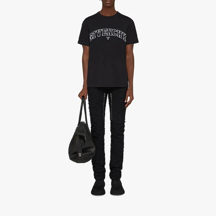 Givenchy Classic Fit College Embroidery T Shirt-2