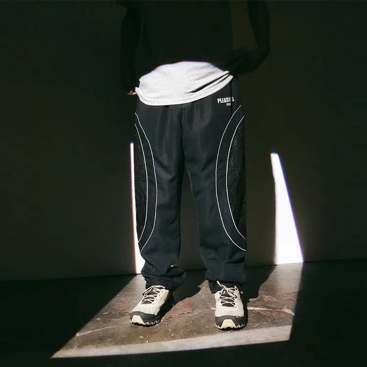 Huf X PLEASURES Casual Pants Unisex Black-2