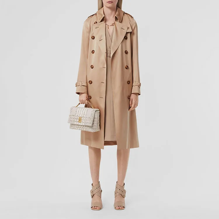 Burberry SS22 Trench Coat Women's Soft Yellow Umber-1
