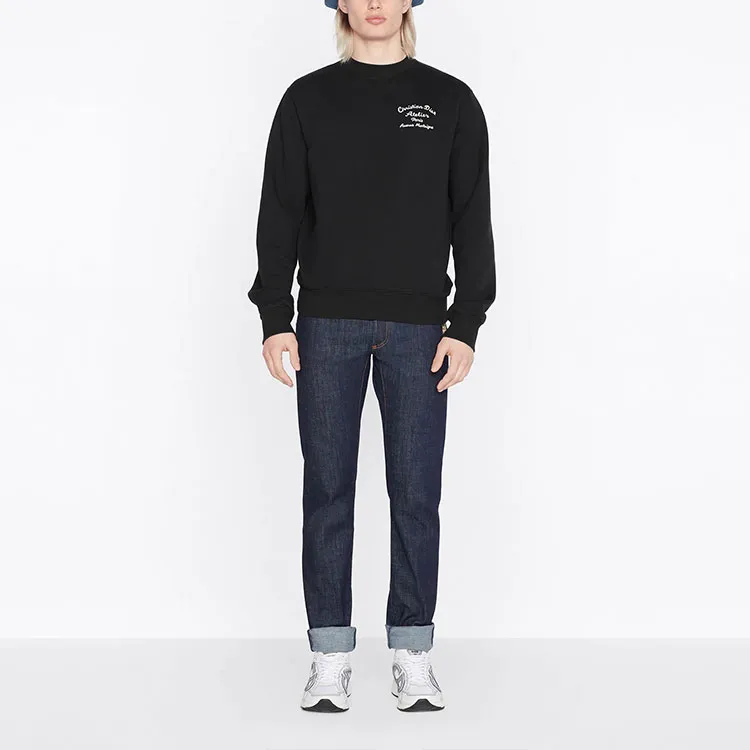 DIOR Quarterly New Products Sweatshirts Men Black-2