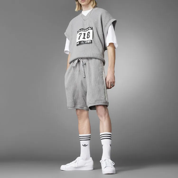 Adidas Originals Casual Shorts Men Gray-4