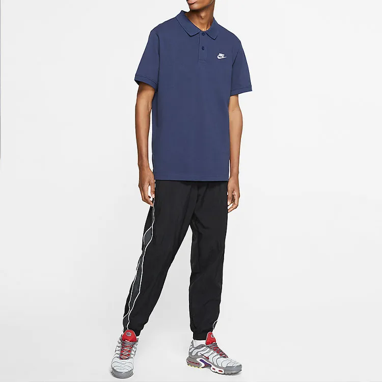 Nike Polo Shirt Men's Marine Blue-3