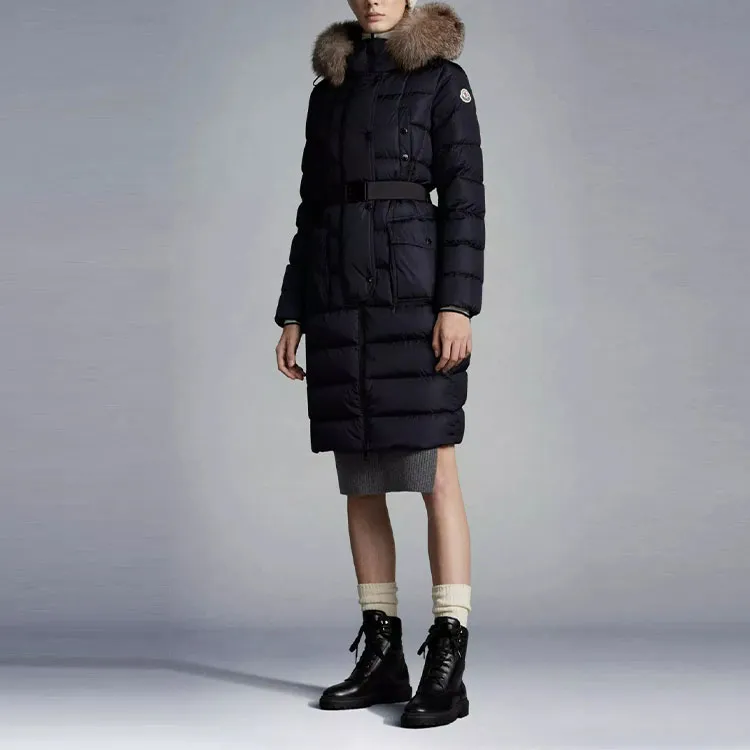Moncler Down Jacket Winter Women's Blue-2