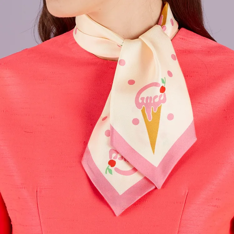 GUCCI Ties Women's White-2