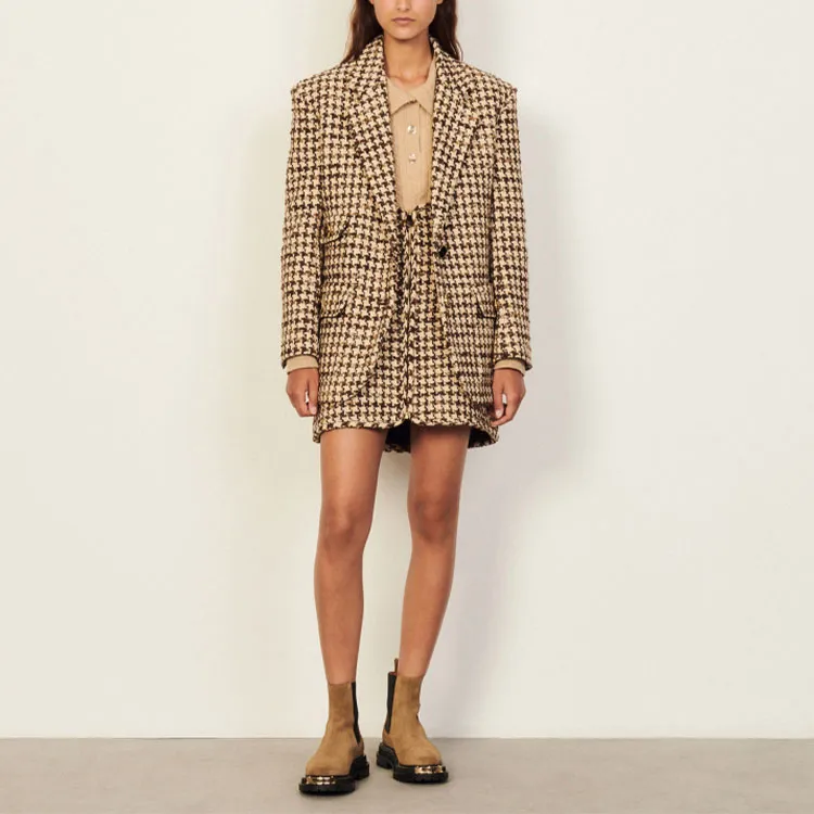 Sandro Business Suits Women's Brown-1