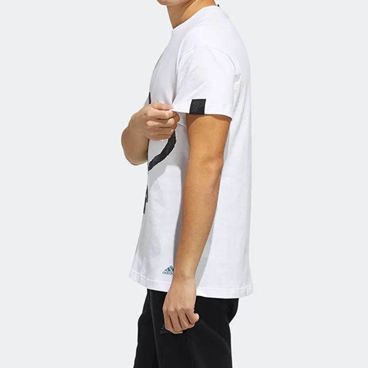 Adidas T Shirts Men White-5
