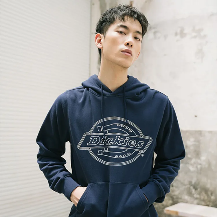 Dickies Hooded Regular Sweatshirt Men's Dark Navy Blue-1