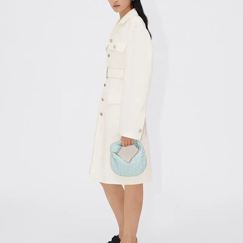 Bottega Veneta Jodie Mini Teal Washed-6