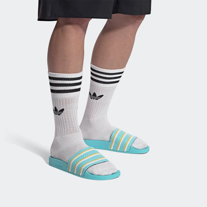 Adilette Adidas Originals Slides 'Blue Zest'-8