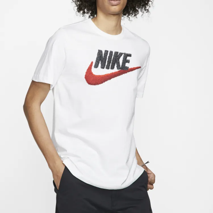 Nike T Shirts Men White-3