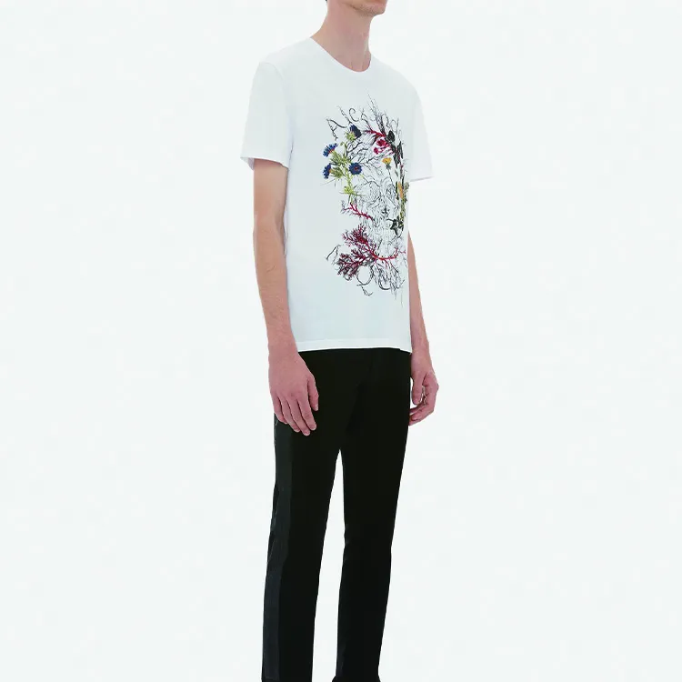 Alexander McQueen T Shirts Men White-1