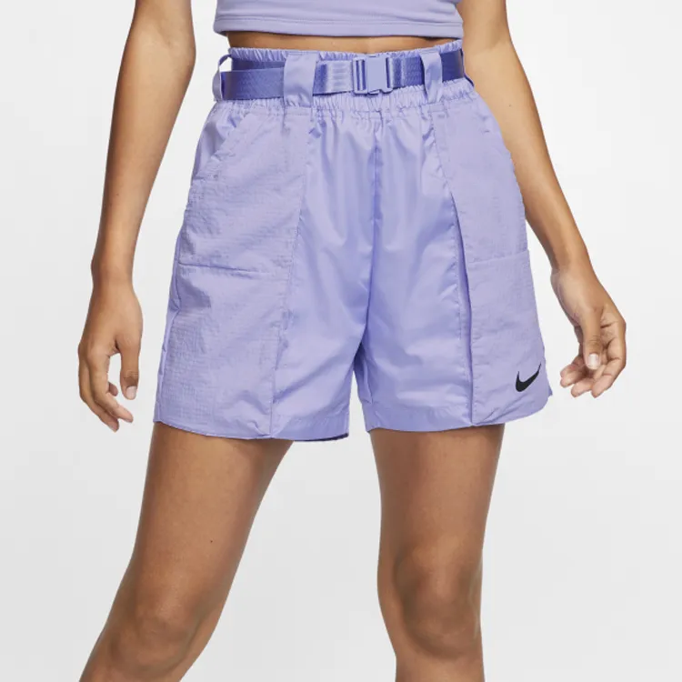 Nike Casual Shorts Women's Light Thistle Purple-5