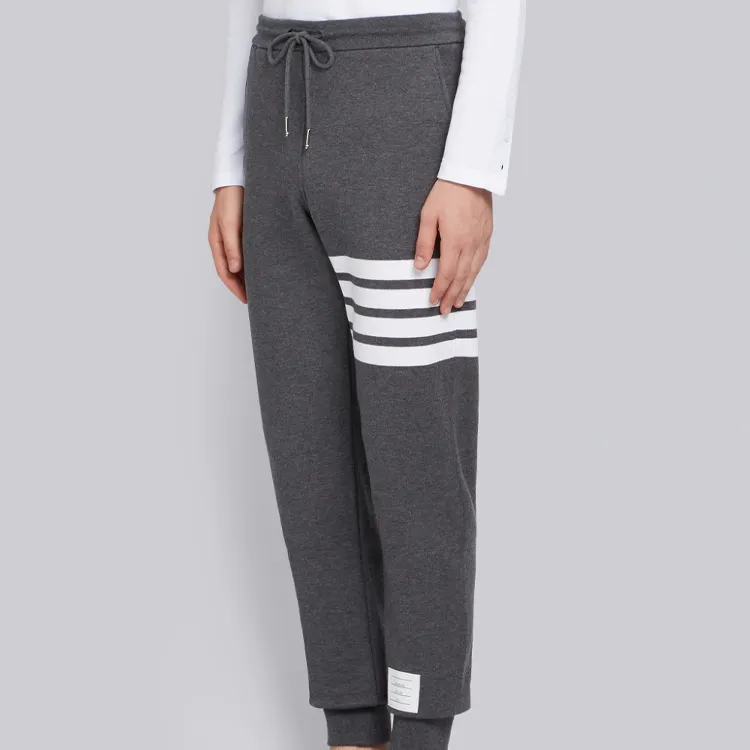 THOM BROWNE 4 Bar Striped Sweatpants-3
