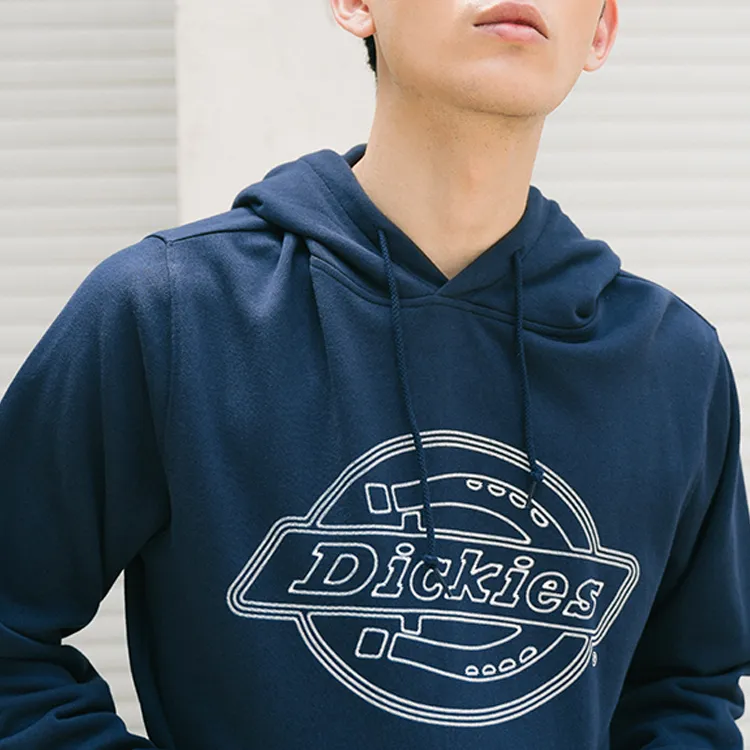 Dickies Hooded Regular Sweatshirt Men's Dark Navy Blue-4