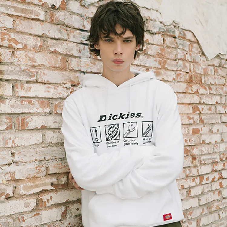 Dickies Hooded Regular Sweatshirt Men's White-2