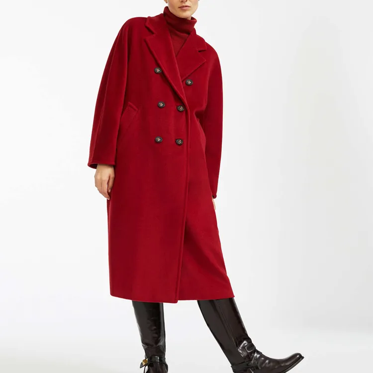 MaxMara 101801 Series Coats Women's Red-2