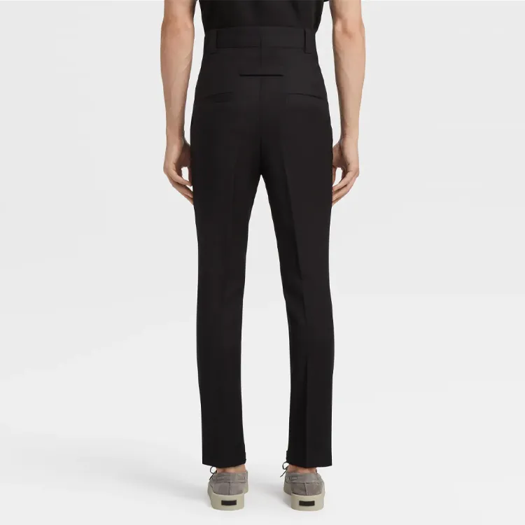 Fear Of God X Ermenegildo Zegna Casual Pants Men Black-3