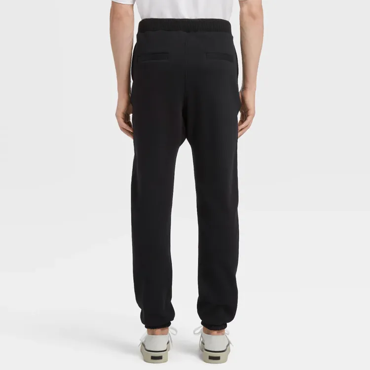 Fear Of God X Ermenegildo Zegna Knitted Sweatpants Men Black-2