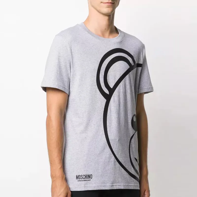 MOSCHINO T Shirts Men Gray-2