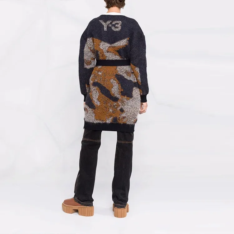Y 3 FW21 Loose Fit Knitwear Women's Umber-2