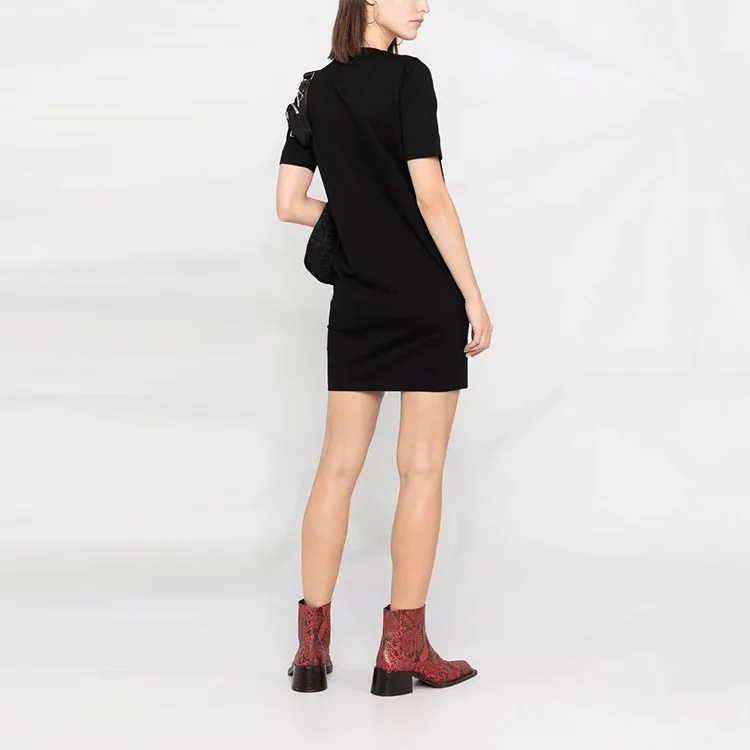 DSQUARED 2 Icon Spray Printed Mini T Shirt Dress-3